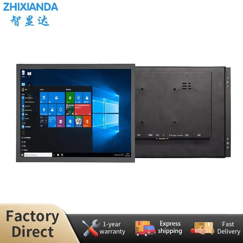 Zhixianda LCD ÷   ġ ũ ǻ  AV BNC VGA HDMI USB ̽ ǰ 17 ġ 1280x1024